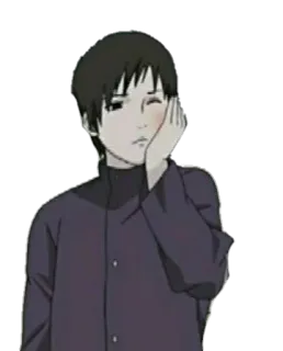 😣 Sai Naruto Anime, Manga, Sai, Naruto, Cartone animato, Personaggio telegram sticker