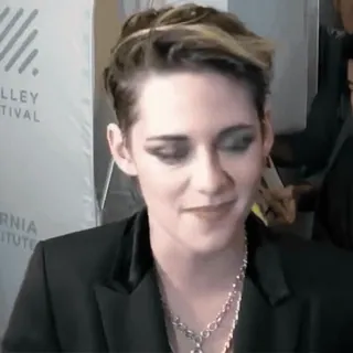 ❤️ Kristen Stewart actress, celebrity, person, woman, portrait telegram sticker