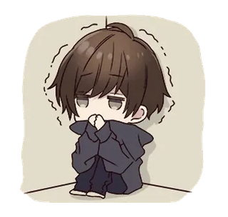 Menhera-kun  animation @Bonten_community whatsapp stickers