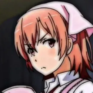 🖇 Anime, Cartoon, Meisje, Maid, Personage, Illustratie telegram sticker