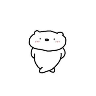 🧸 orso, carino, cartone animato, animale, kawaii telegram sticker