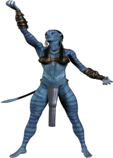 🤚 Avatar Avatar, Na'vi, xanh dương, người ngoài hành tinh, nhân vật, phim telegram sticker