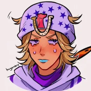 🍮 Johnny Joestar JoJo's Bizarre Adventure: Steel Ball Run Anime, Manga, Johnny, Joestar, SBR, Steel Ball Run telegram sticker
