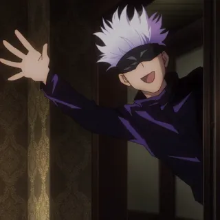 🤍 Gojo Satoru Jujutsu Kaisen anime, character, gojo, satoru, jujutsu, kaisen telegram sticker