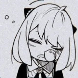 🥜 Anya Forger Spy x Family Anime, Spy x Family, Anya Forger, Chibi, Süß, Manga, Cartoon telegram sticker