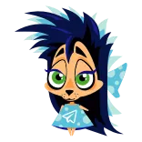 ❤️ cartoon, animal, cute, sticker telegram sticker