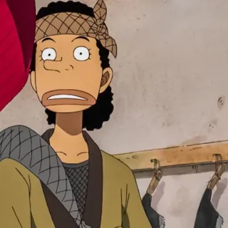 😳 Usopp One Piece Anime, One Piece, Usopp, Personnage whatsapp sticker