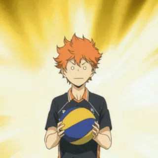 🥀 Hinata Shoyo Haikyuu!! Hinata Shoyo, Haikyuu!!, Anime, Mangá, Vôlei, Esportes telegram sticker