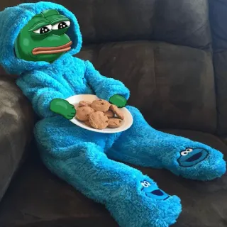 😔 Pepe the Frog Boys Club telegram sticker