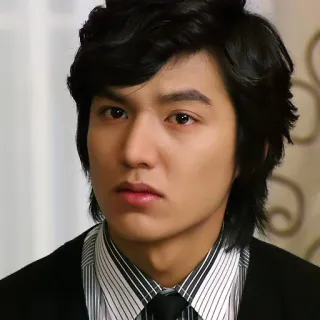 😟 Lee Min-ho актер, кореец, знаменитость, мужчина, портрет telegram sticker