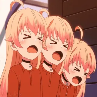 😭 anime, garota, chorando, kawaii, mangá, fofa telegram sticker