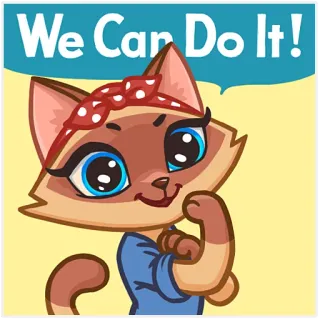 Siamese Kitty telegram stickers