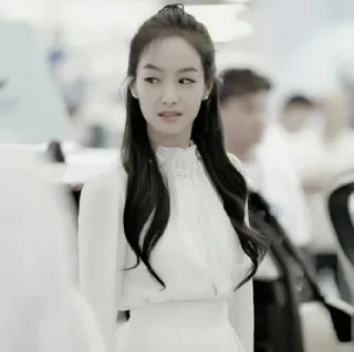 🎐 mulher, retrato, moda, beleza, coreano, asiático telegram sticker