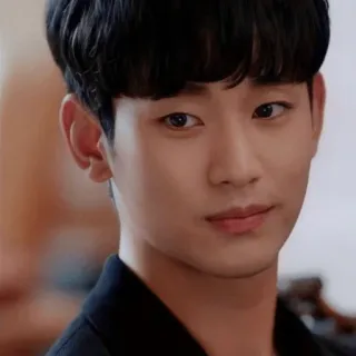 ☺️ Kim Soo-hyun actor, coreano, celebridad, retrato telegram sticker
