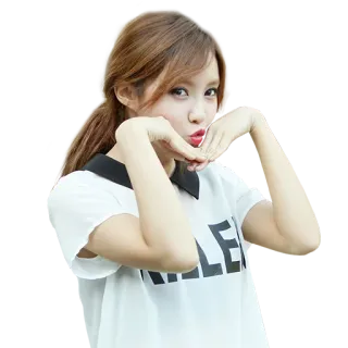 😗 KILLER femme, fille, baiser, sourire, mignon, kpop, portrait whatsapp sticker
