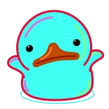 Rainbow Duck :: @Stickers_Chaos telegram stickers