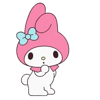 😊 My Melody My Melody, Dibujos animados, Lindo, Sanrio, Kawaii telegram sticker