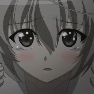 🧂 anime, girl, crying, sad, cute, emotional telegram sticker