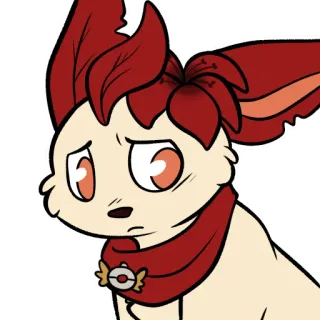 😔 Flareon Pokémon telegram sticker