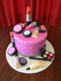 🍰 cake, makeup, cosmetics, birthday, dessert telegram sticker