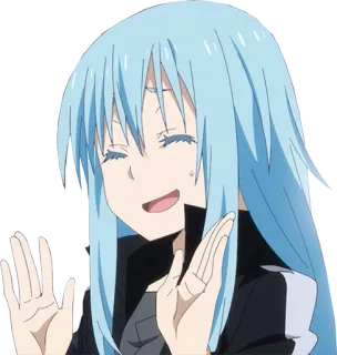 😅 Rimuru Tempest That Time I Got Reincarnated as a Slime anime, manga, Rimuru, slime, reincarnated, Tempest telegram sticker