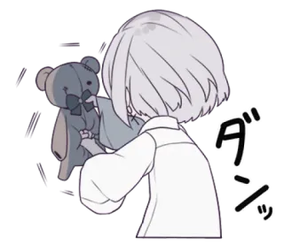 🍙 ダンッ Anime, Bär, Süß, Mädchen, Japanisch telegram sticker