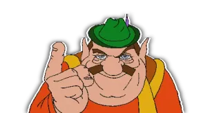 ⬆ Morshu Morshu, ゼルダ, CD-i, キャラクター, 面白い, ミーム telegram sticker