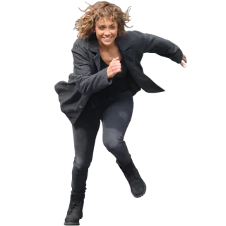 🏃‍♀️ woman, running, person, action, motion telegram sticker