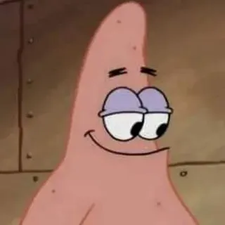 ✨ Patrick Star SpongeBob SquarePants 派大星, 卡通人物, 海绵宝宝, 海绵宝宝方裤子, 尼克儿童频道 telegram sticker