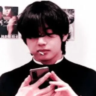 ≛ @rilokuma as 김태형 ⚗。 whatsapp stickers