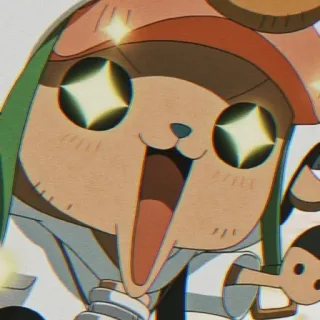 🤩 Kreskówka, Uroczy, Szczęśliwy, Postać telegram sticker