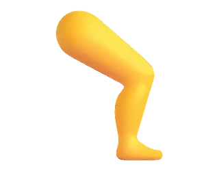 🦵 kaki, bagian tubuh, anatomi, anggota badan telegram sticker