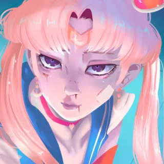Sailor Moon [@Scawrr] whatsapp stickers