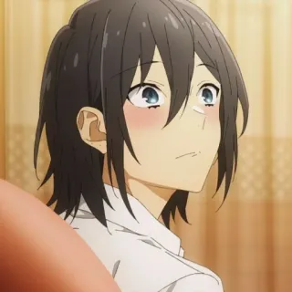 🏀 Izumi Miyamura Horimiya Аниме, Horimiya, Манга, Изуми Миямура, Персонаж whatsapp sticker