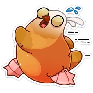 🏃‍♂️ vogel, cartoon, schattig, dier telegram sticker