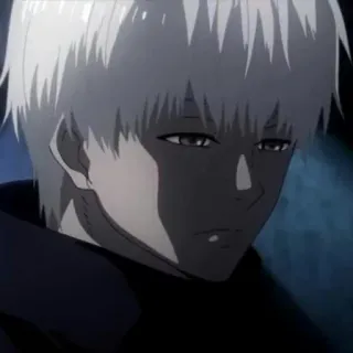 🥀 Ken Kaneki Tokyo Ghoul Anime, Weißes Haar, Charakter, Junge, Tokyo Ghoul, Kaneki, Ken Kaneki whatsapp sticker