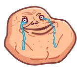 🥲 Meme, Triste, Pleurs, Seul, Internet whatsapp sticker