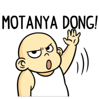 🚎 angry, cartoon, expression, hand, raised, annoyed telegram sticker