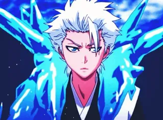😒 Toshiro Hitsugaya Bleach anime, manga, Bleach, Toshiro Hitsugaya telegram sticker