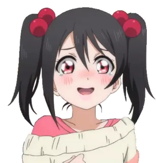 😍 Nico Yazawa Love Live! Anime, Carino, Kawaii, Love Live, Nico Yazawa, Idol, Giapponese, Personaggio telegram sticker