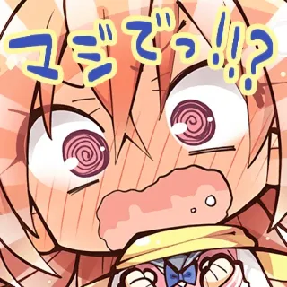 ⚪️ コジでっ!!? อนิเมะ, มังงะ, คาวาอิ, น่ารัก, สติกเกอร์, การ์ตูน telegram sticker
