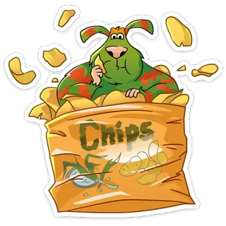 Домовячьи радости с Финником! от @TgSticker whatsapp stickers