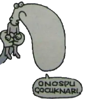 👃 ONOSPU ÇOCUKNARI 만화, 불쾌한 언어, 만화, 모욕 telegram sticker