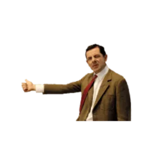 🛣 Mr. Bean Pulgar arriba, Aprobación, Positivo, Comedia, Televisión, Mr. Bean telegram sticker