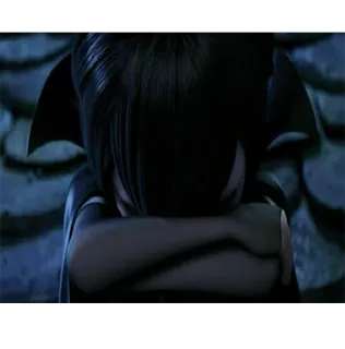 💔 Mavis Dracula Hotel Transylvania грустный, плачущий, монстры на каникулах, мэвис, дракула, вампир telegram sticker