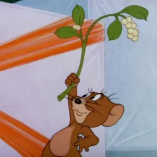 🌹 Jerry Tom and Jerry cartoon, mouse, character, cute, animation, humor telegram sticker