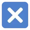 ❌