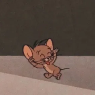 💗 Jerry Mouse dibujos animados, ratón, gracioso, animación telegram sticker