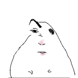 🤨 Wojak Internet meme telegram sticker