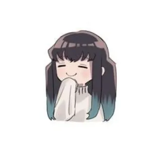 ☁️ Anime, Carino, Chibi, Kawaii, Manga whatsapp sticker